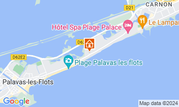 Mapa Palavas-les-Flots Apartamentos 67533