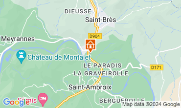 Mapa Saint Ambroix Casa 125391