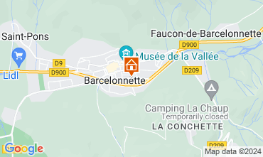 Mapa Barcelonnette Apartamentos 4863