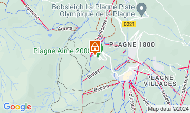 Mapa La Plagne Estúdio 122075