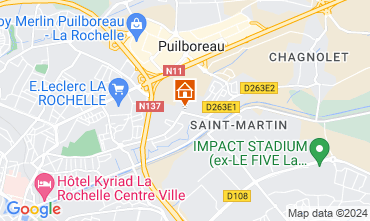 Mapa La Rochelle Apartamentos 64821