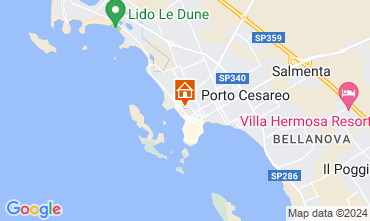 Mapa Porto Cesareo Apartamentos 128934