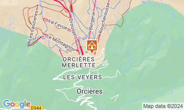 Mapa Orcires Merlette Apartamentos 125907