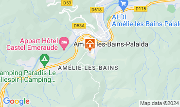 Mapa Amlie-Les-Bains Estdio 106653