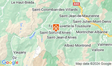 Mapa Saint Sorlin d'Arves Apartamentos 115543