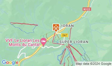 Mapa Le Lioran Apartamentos 3854