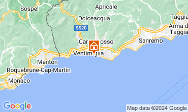 Mapa Ventimiglia Apartamentos 124030