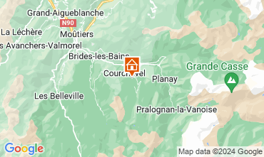 Mapa Courchevel Chal 66650