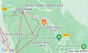 Mapa Courchevel Chal 66650