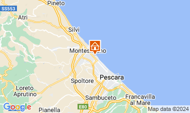 Mapa Montesilvano Marina Apartamentos 59865