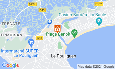 Mapa La Baule Apartamentos 128896