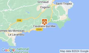 Mapa Cavalaire-sur-Mer Estdio 129032