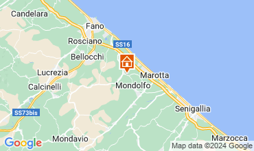 Mapa Pesaro Apartamentos 67543