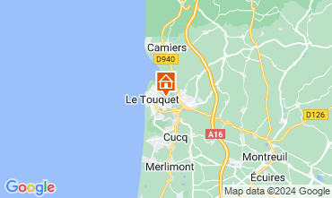 Mapa Le Touquet Casa 126937