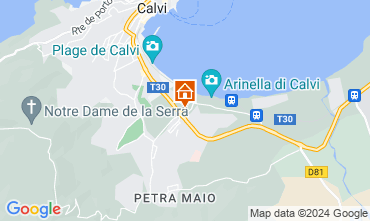 Mapa Calvi Apartamentos 112702