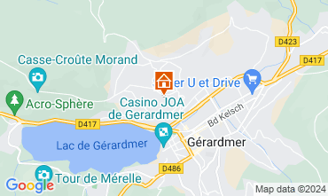 Mapa Gérardmer Chalé 120066