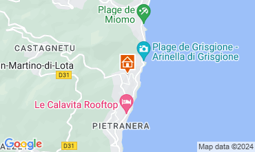 Mapa Bastia Apartamentos 127259