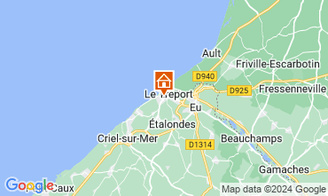 Mapa Le Tréport Casa 78207