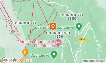 Mapa Courchevel Estdio 89423