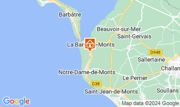 Mapa La Barre de Monts Vivenda 95533