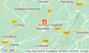 Mapa Gérardmer Apartamentos 127704