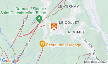 Mapa Saint Gervais Mont-Blanc Chal 2585