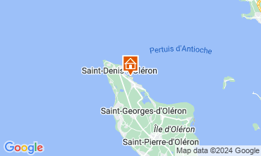 Mapa Saint Denis d'Oléron Mobil Home 23133