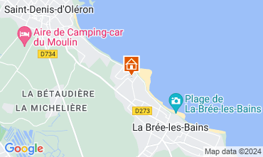 Mapa Saint Denis d'Olron Mobil Home 23133