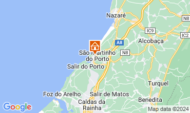 Mapa São Martinho do Porto Vivenda 65634