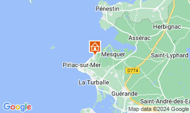 Mapa Piriac sur Mer Casa de turismo rural/Casa de campo 116299