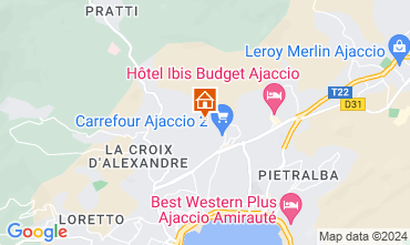 Mapa Ajaccio Apartamentos 107850