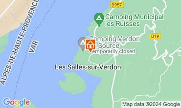 Mapa Les Salles sur Verdon Apartamentos 77282