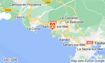 Mapa Saint Cyr sur Mer Apartamentos 127561