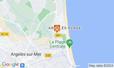 Mapa Argeles sur Mer Apartamentos 84346