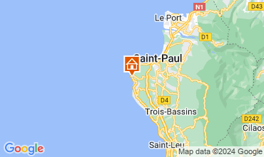 Mapa Saint-Gilles les Bains Vivenda 9874