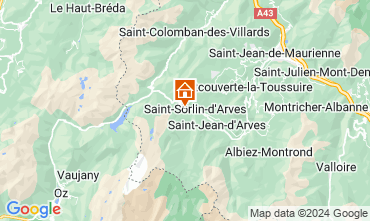 Mapa Saint Sorlin d'Arves Chal 2686