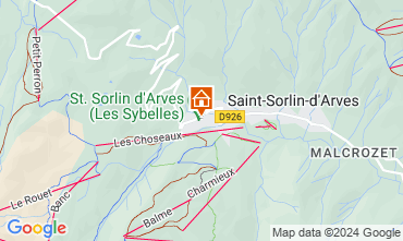 Mapa Saint Sorlin d'Arves Chal 2686