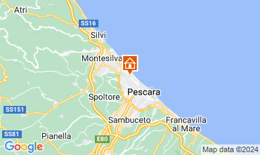 Mapa Pescara Apartamentos 123814