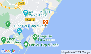 Mapa Cap d'Agde Apartamentos 105870