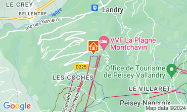 Mapa Montchavin les Coches Apartamentos 48447