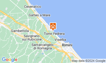 Mapa Rimini Apartamentos 40527