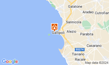 Mapa Gallipoli Apartamentos 128638