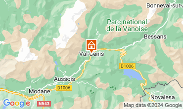 Mapa Termignon la Vanoise Apartamentos 3324