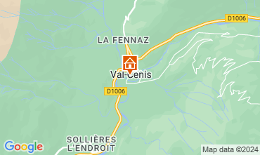 Mapa Termignon la Vanoise Apartamentos 3324