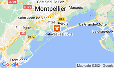 Mapa Palavas-les-Flots Apartamentos 113745