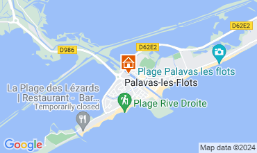 Mapa Palavas-les-Flots Apartamentos 113745