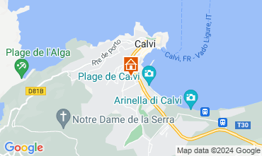 Mapa Calvi Apartamentos 119355