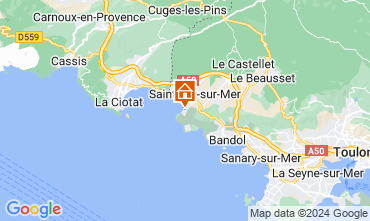 Mapa Saint Cyr sur Mer Estdio 128362