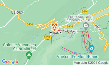 Mapa Monts Jura Apartamentos 3737