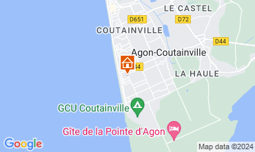 Mapa Agon-Coutainville Vivenda 15234
